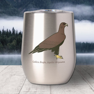 Golden Eagle Thermal Wine Tumbler