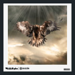 Golden Eagle Wall Sticker<br><div class="desc">The Golden Eagle (Aquila chrysaetos) is one of the best known birds of prey in the Northern Hemisphere. Like all eagles, it belongs to the family Accipitridae. Once widespread across the Holarctic, it has disappeared from many of the more heavily populated areas. Despite being extirpated from or uncommon in some...</div>