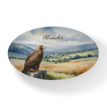 Golden Eagle Watercolor Wildlife Bird Personalized