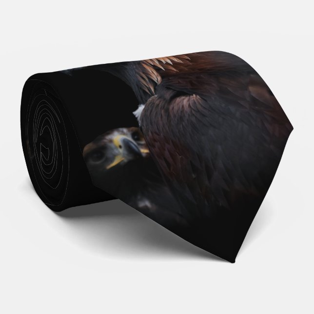 Golden Eagles: Beauties Thru the Bars Neck Tie (Rolled)