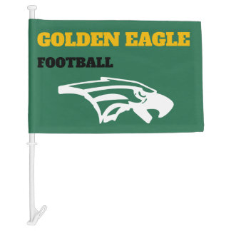 Golden Eagles Car Flag | Glen Ellyn Youth Football