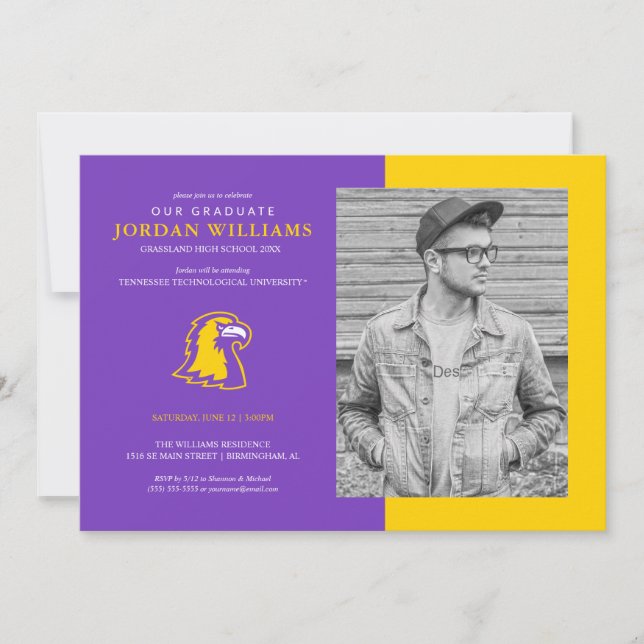 Golden Eagles | Graduation Announcement (Front)