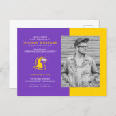 Golden Eagles | Graduation Announcement Postcard (Front/Back)