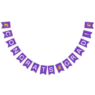 Golden Eagles Graduation Bunting Flags