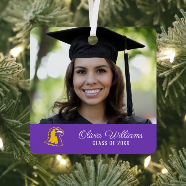 Golden Eagles | Graduation Metal Ornament (Insitu)
