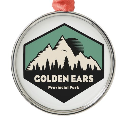 Golden Ears Provincial Park British Columbia Metal Ornament