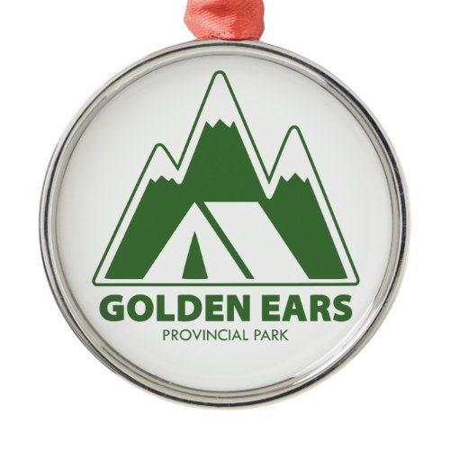 Golden Ears Provincial Park Mountain Camping Metal Ornament