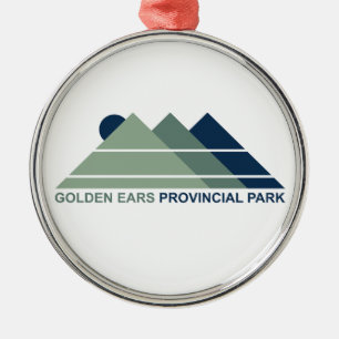 Golden Ears Provincial Park Mountain Sun Metal Ornament