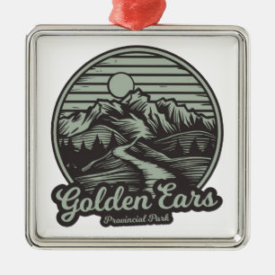 Golden Ears Provincial Park Mountain Trail Metal Ornament
