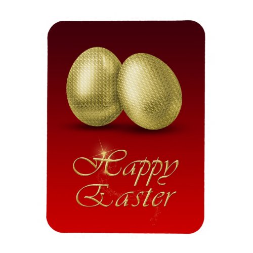 Golden Easter Eggs _ Flexible Magnet