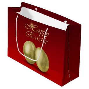 Golden Easter Eggs - Large Gift Bag