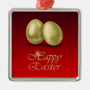 Golden Easter Eggs - Ornament