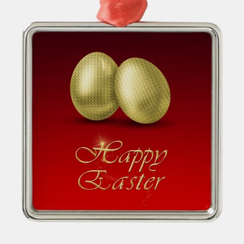 Golden Easter Eggs _ Ornament