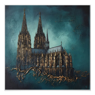 Golden Echo of the Cathedral Poster