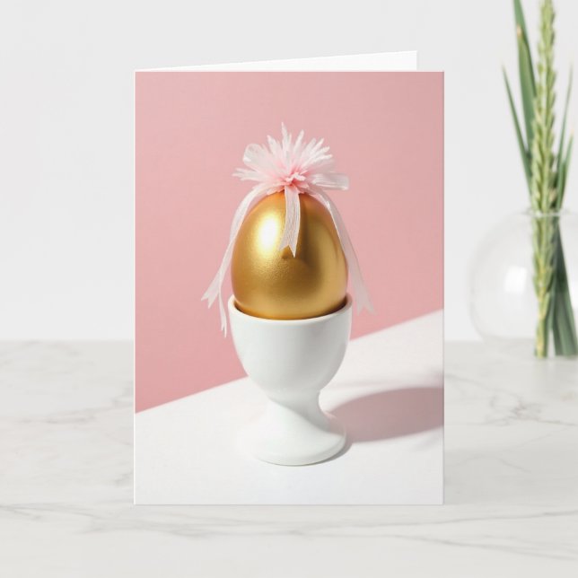 Golden Egg Celebration Card (Front)
