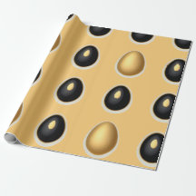 Golden Egg Wrapping Paper