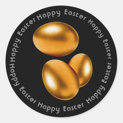 Golden Eggs _  Easter Sticker