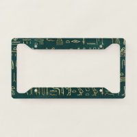 Golden Egyptian Hieroglyphs Typography Egypt