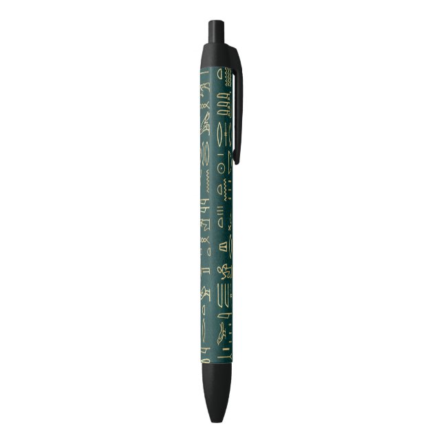 Golden Egyptian Hieroglyphs Typography Egypt Pen (Bottom (Vertical))