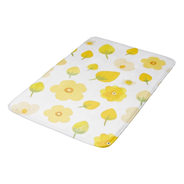 Golden Elegance Bath Mat (Angled)