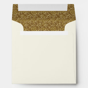 Golden Elegance Wedding Envelope