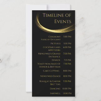 Golden Elegance-Wedding Program-