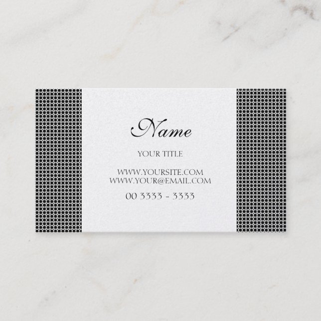 Golden Elegant Business Card (Front)