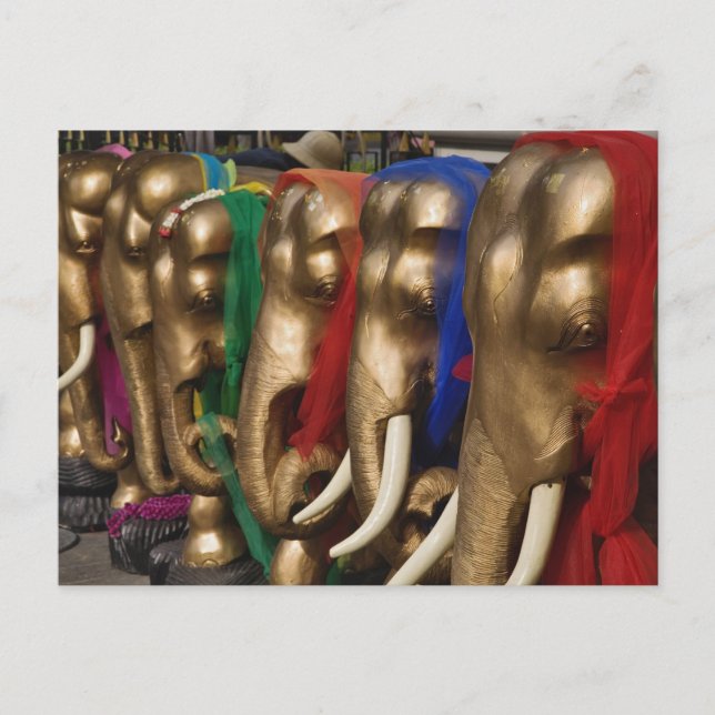 Golden Elephants Postcard (Front)