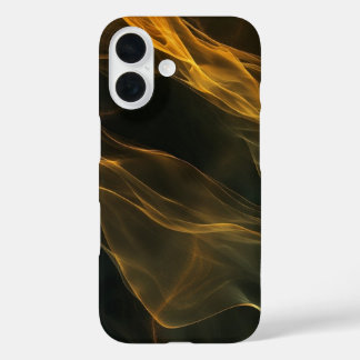 Golden Ember Veil iPhone 16 Case