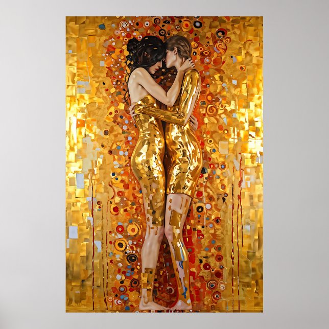 “Golden Embrace” Precious and Indestructible Poster (Front)