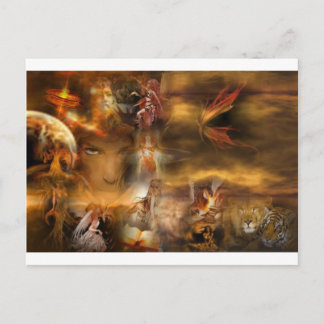 Golden Enchantment Postcard