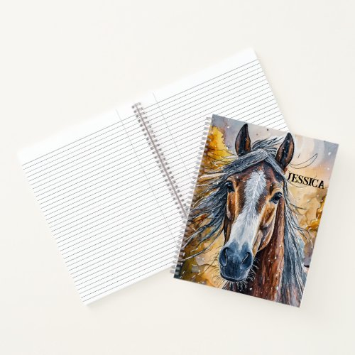 Golden Equine  Notebook
