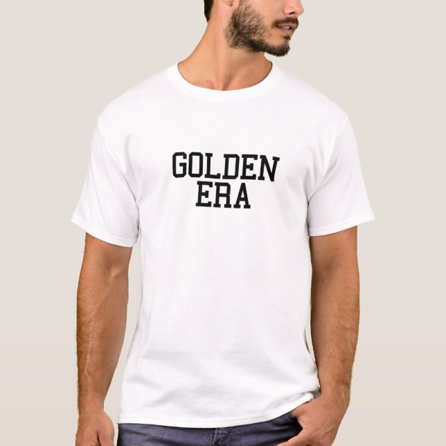 Golden Era Retro Old School Bodybuilding Gift Tee (Front)