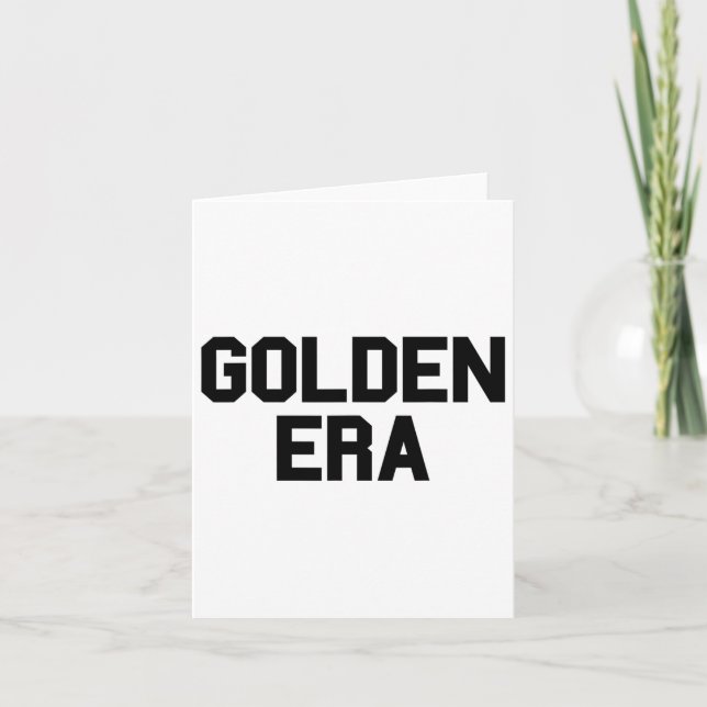 Golden Era Retro Style Old School Bodybuilding Wor Card (Front)