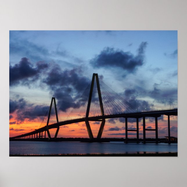 Golden Evening At Arthur Ravenel Poster (Front)