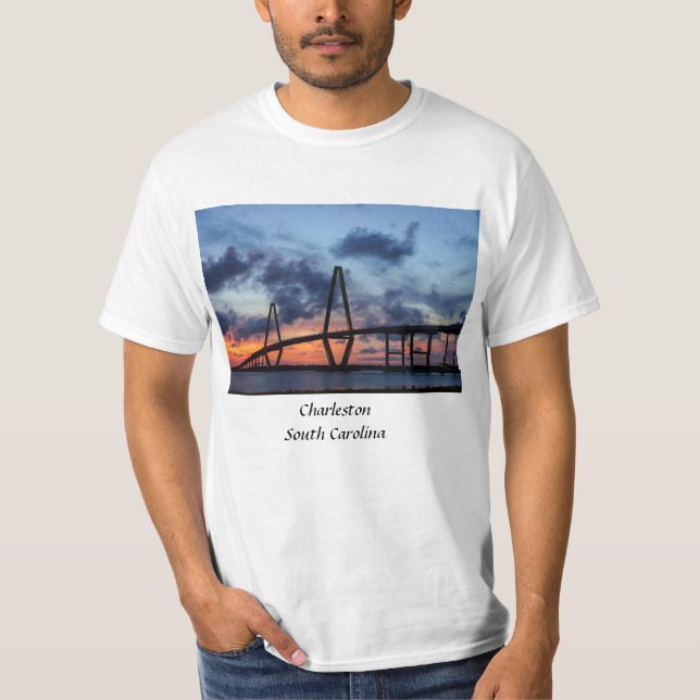 Golden Evening At Arthur Ravenel T-Shirt (Front)