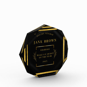 Golden Excellence Custom Acrylic Award