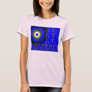 Golden Eye Abstract Ladies Baby Doll (Fitted) T-Shirt