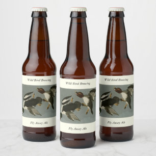 Golden-Eye Duck - from Audubon's Birds of America Beer Bottle Label