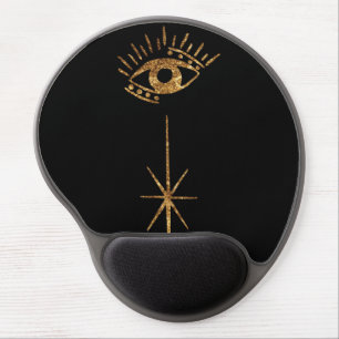 Golden Eye Gel Pad Mouse Pad Comfortable
