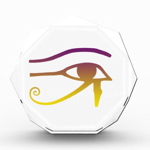 Golden Eye of Horus  Acrylic Award
