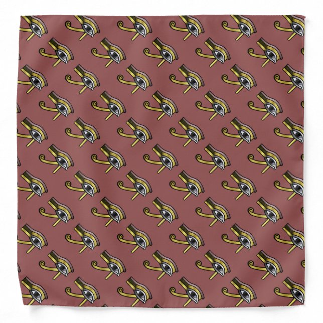 Golden Eye of Horus Bandana (Front)