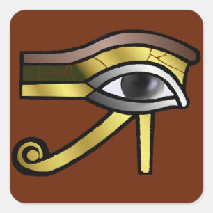 Golden Eye of Horus Sticker