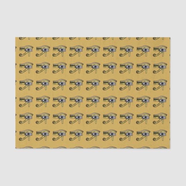Golden Eye of Horus Tissue Paper (Front)