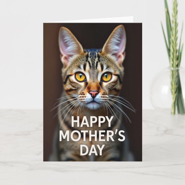 Golden Eyed Mothers Day Card (Front)