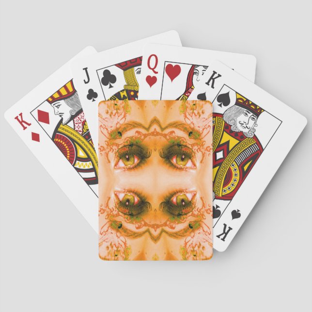 Golden Eyes Poker Cards (Back)
