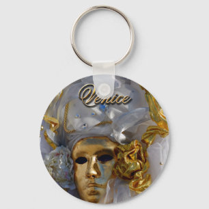 Golden Face Keychain