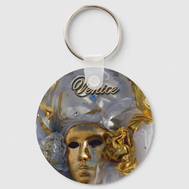 Golden Face Keychain (Front)