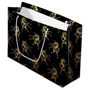 Golden Fairy tale Princess party gift bag