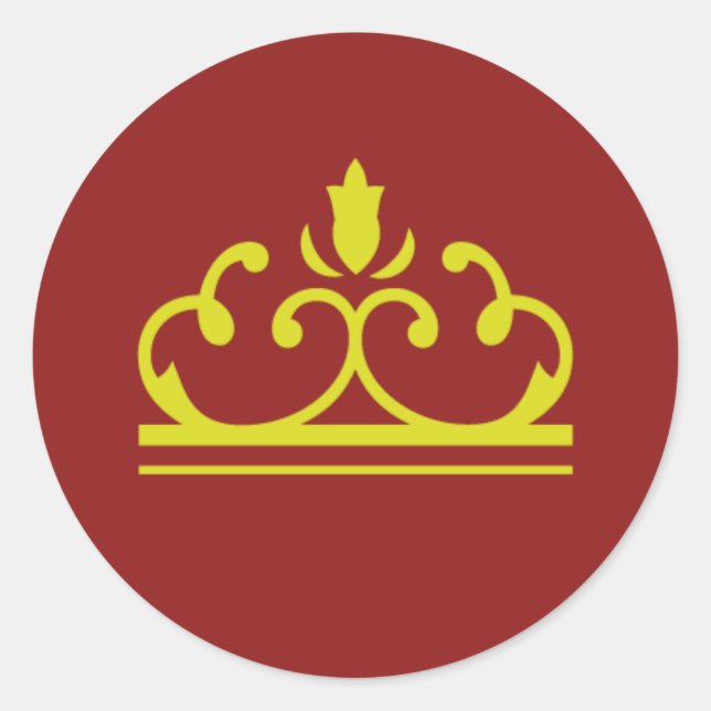 Golden Fairy Tale Sticker (red) (Front)